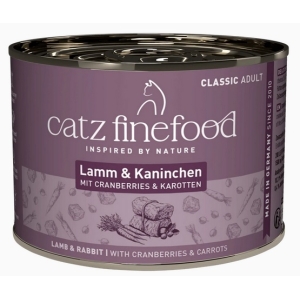 Catz Finefood Classic Jagnięcina i Królik (N.11) puszka 200g