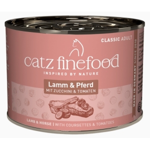 Catz Finefood Classic Jagnięcina i Konina (N.19) puszka 200g