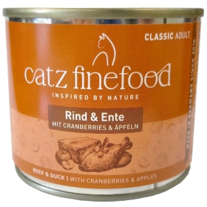 Catz Finefood Classic Wołowina i Kaczka (N.23) puszka 200g