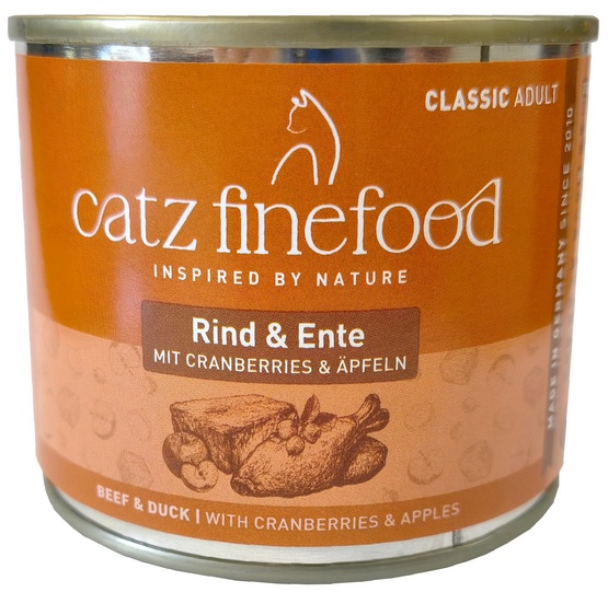 Catz Finefood Classic Wołowina i Kaczka (N.23) puszka 200g
